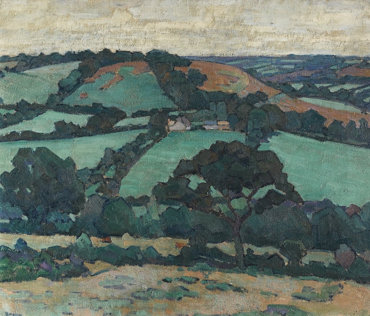 Brimley Hill, Devon, 1914-16 - Robert Polhill Bevan