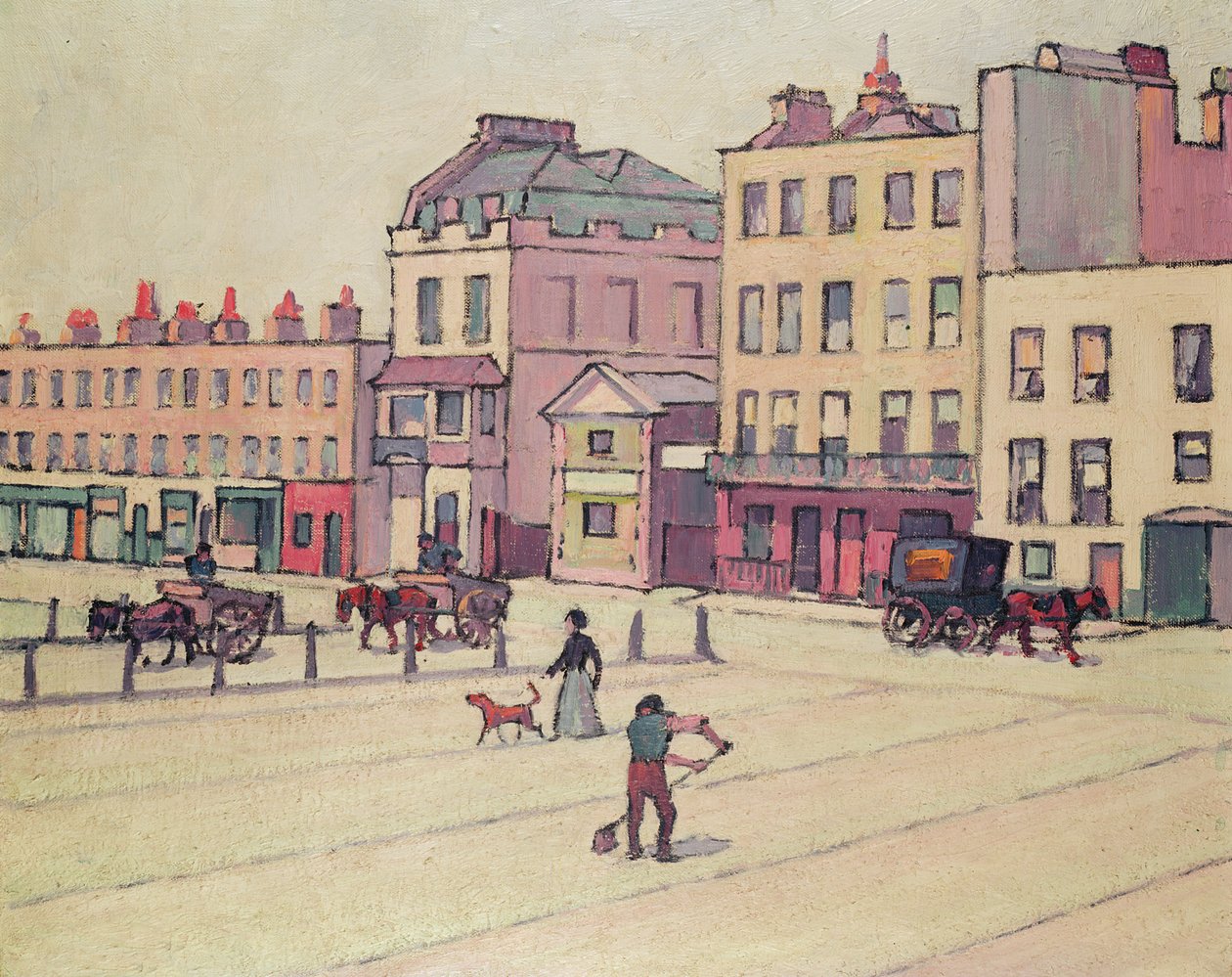 Marché de Cumberland - Robert Polhill Bevan