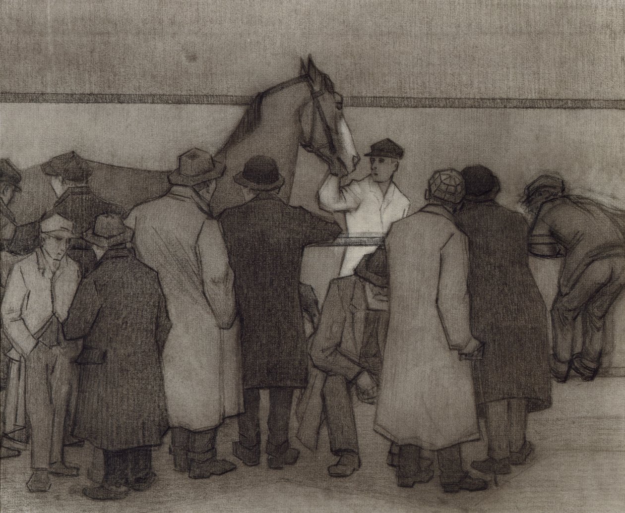 Vente au dépôt de Ward, n°2, vers 1918 - Robert Polhill Bevan
