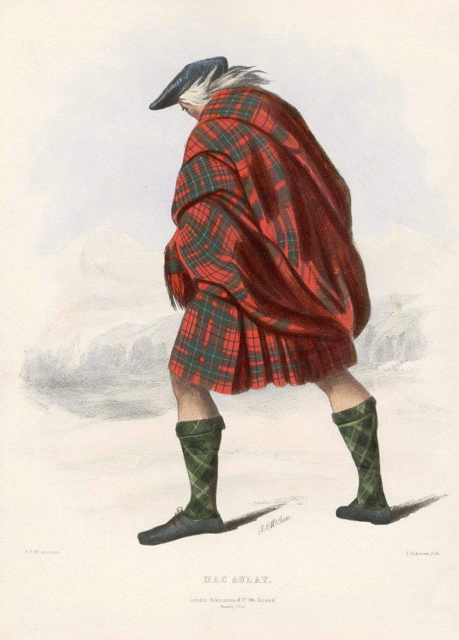 Mac Aulay, de The Clans of the Scottish Highlands, pub.1845 - Robert Ronald McIan