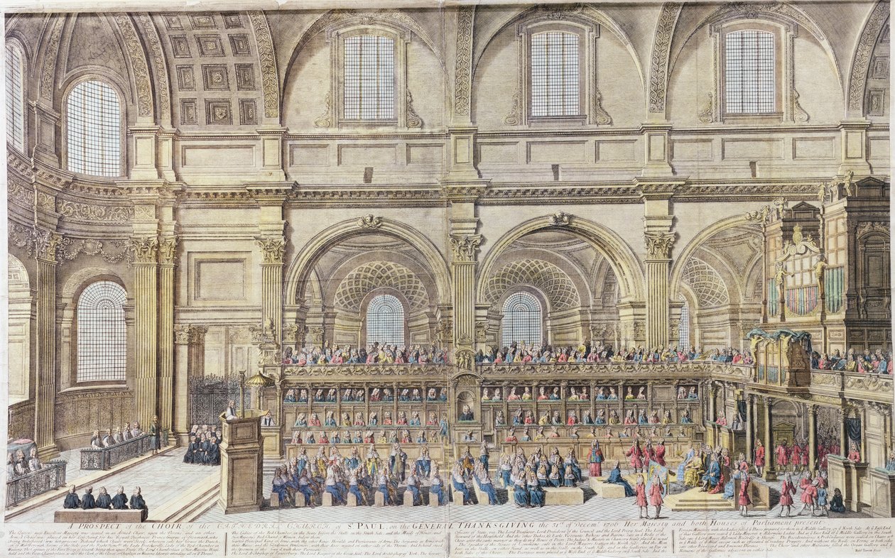 Une Perspective du Chœur de la Cathédrale Saint-Paul, lors de l