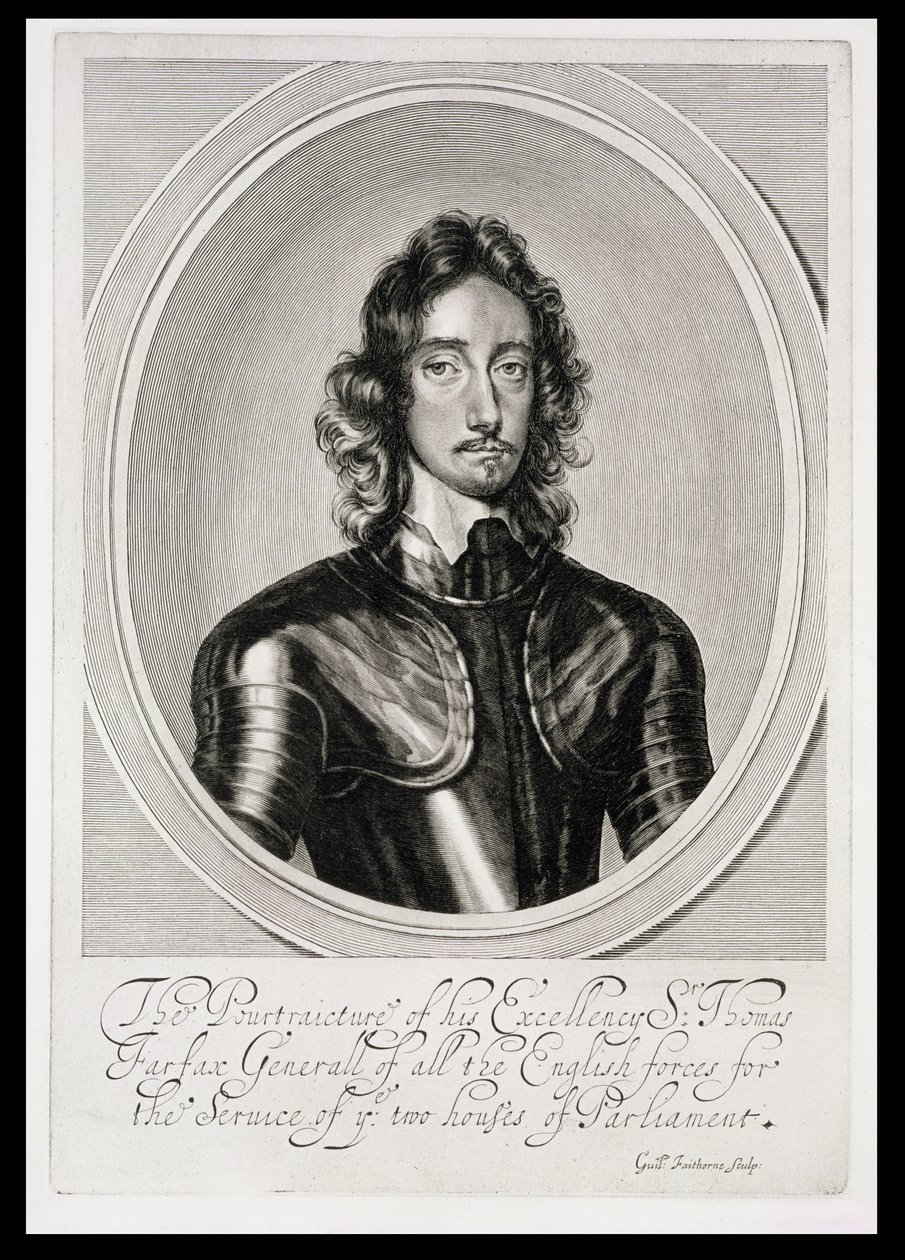 Portrait de Thomas, Lord Fairfax - Robert Walker