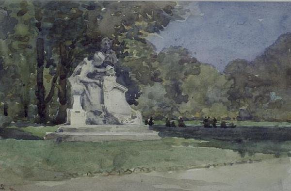 Vue dans les jardins du Luxembourg, Paris - Robert Weir Allan