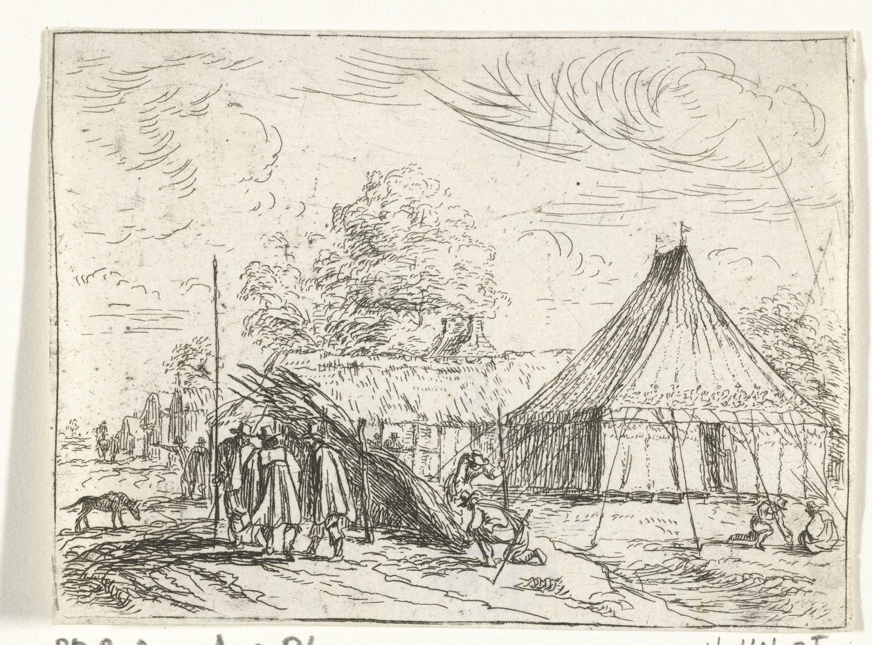 Soldats près d