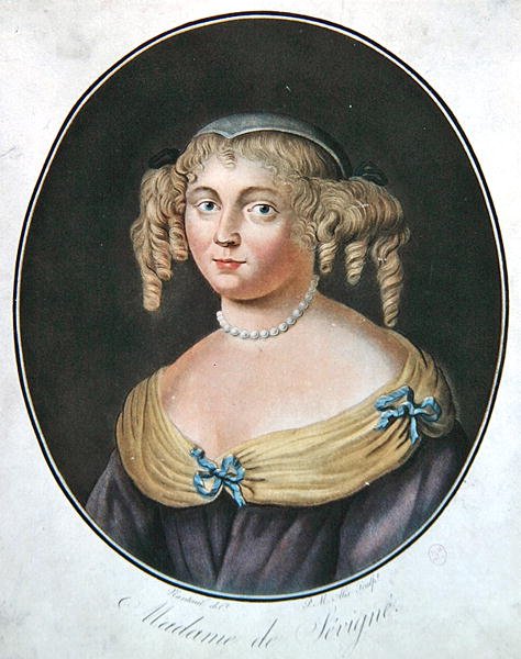Portrait de Madame de Sévigné - Robert (after) Nanteuil