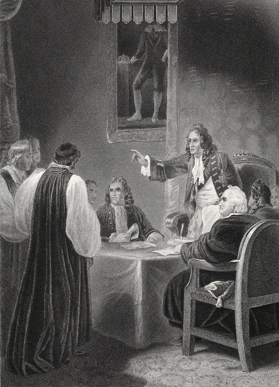 Les évêques devant le Conseil privé - Robert (after) Smirke