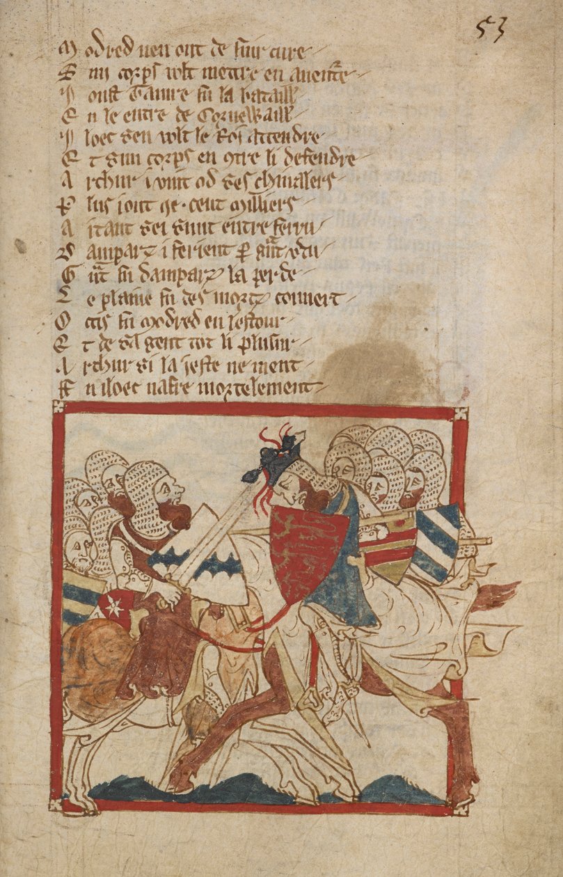 Arthur mortellement blessé, illustration de 