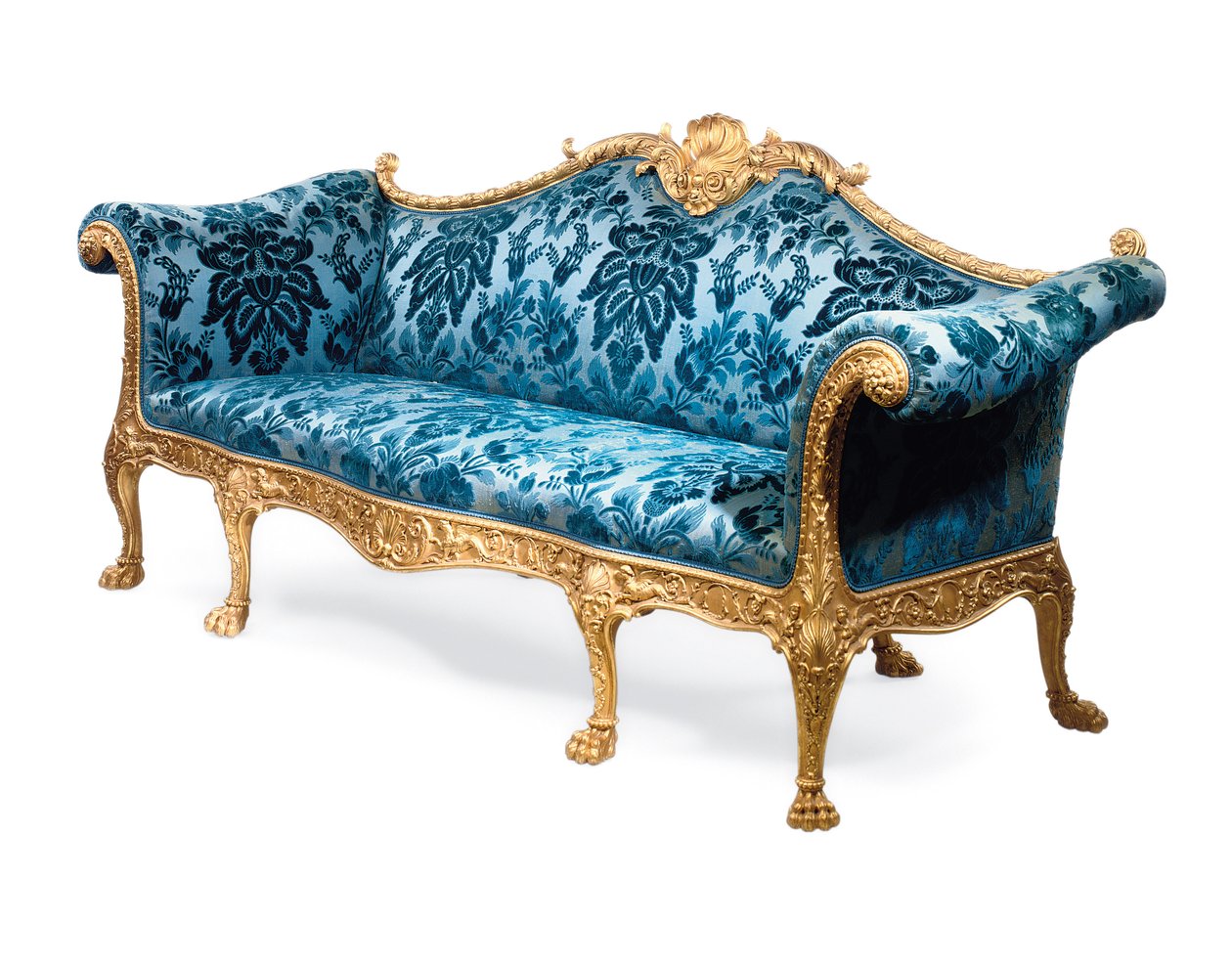 Un canapé doré George III - Robert Adam