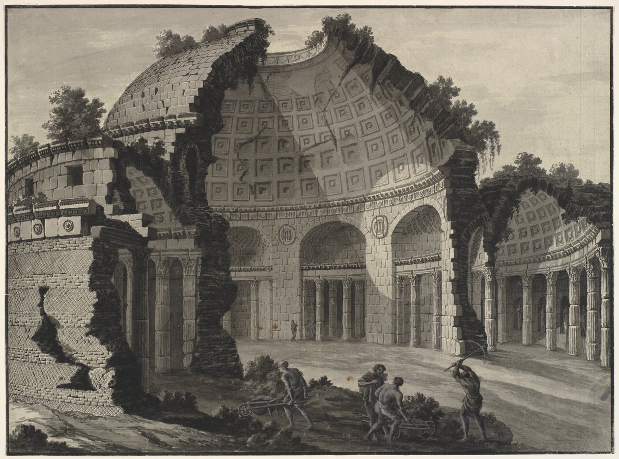 Fantaisie architecturale des ruines d