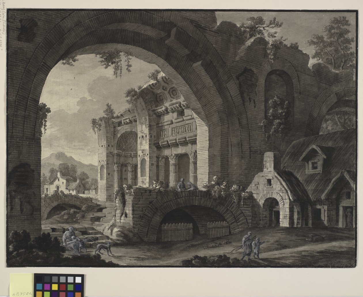 Fantaisie architecturale avec ruines d