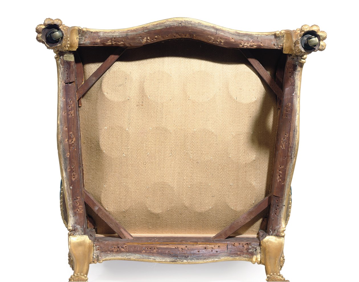 Une paire de fauteuils dorés George III - Robert Adam