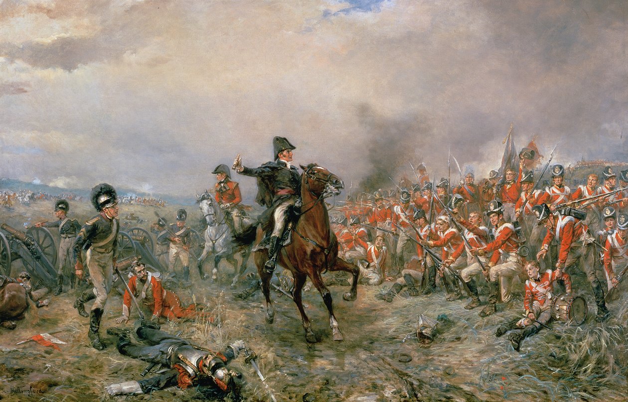 Le Duc de Wellington à Waterloo - Robert Alexander Hillingford