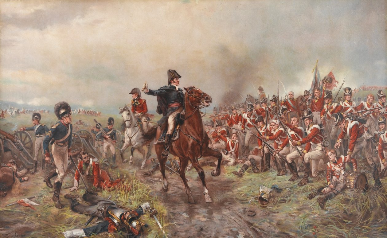 Wellington à Waterloo - Robert Alexander Hillingford