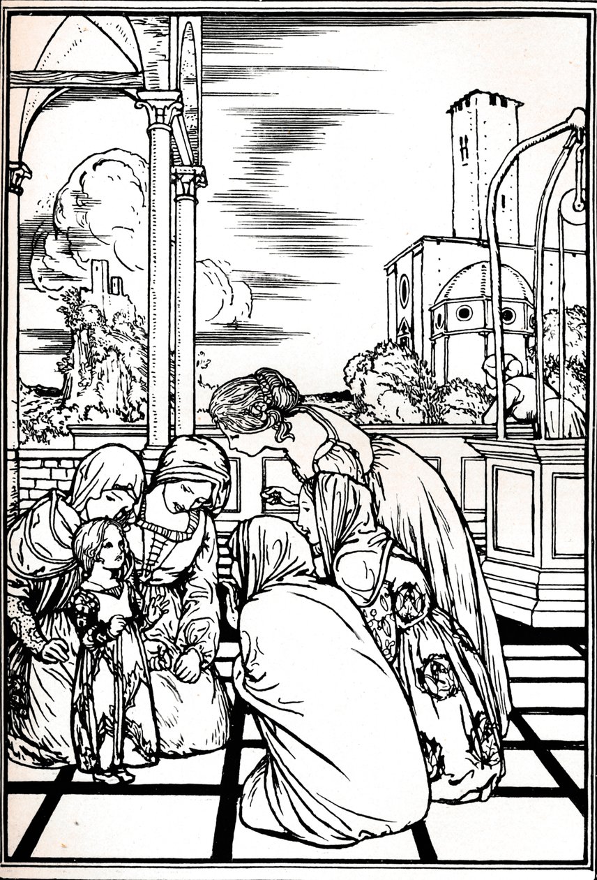 Une illustration de La Tempête, 1901 - Robert Anning Bell