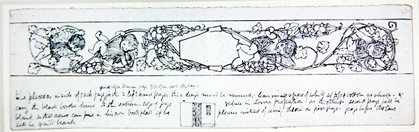 Conception pour pages de garde, c.1895 - Robert Anning Bell