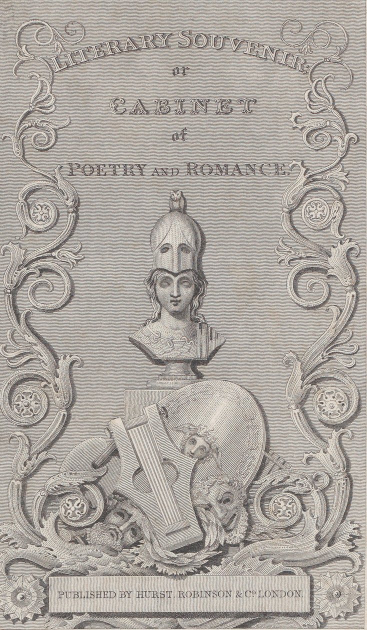 Carte de visite pour Literary Souvenir, 19e siècle - Robert Baker