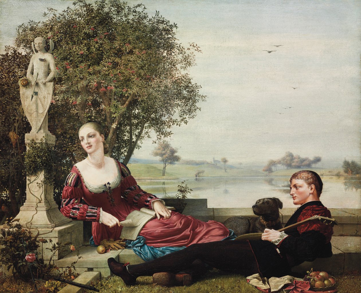 Héloïse et Abélard, 1879 - Robert Bateman