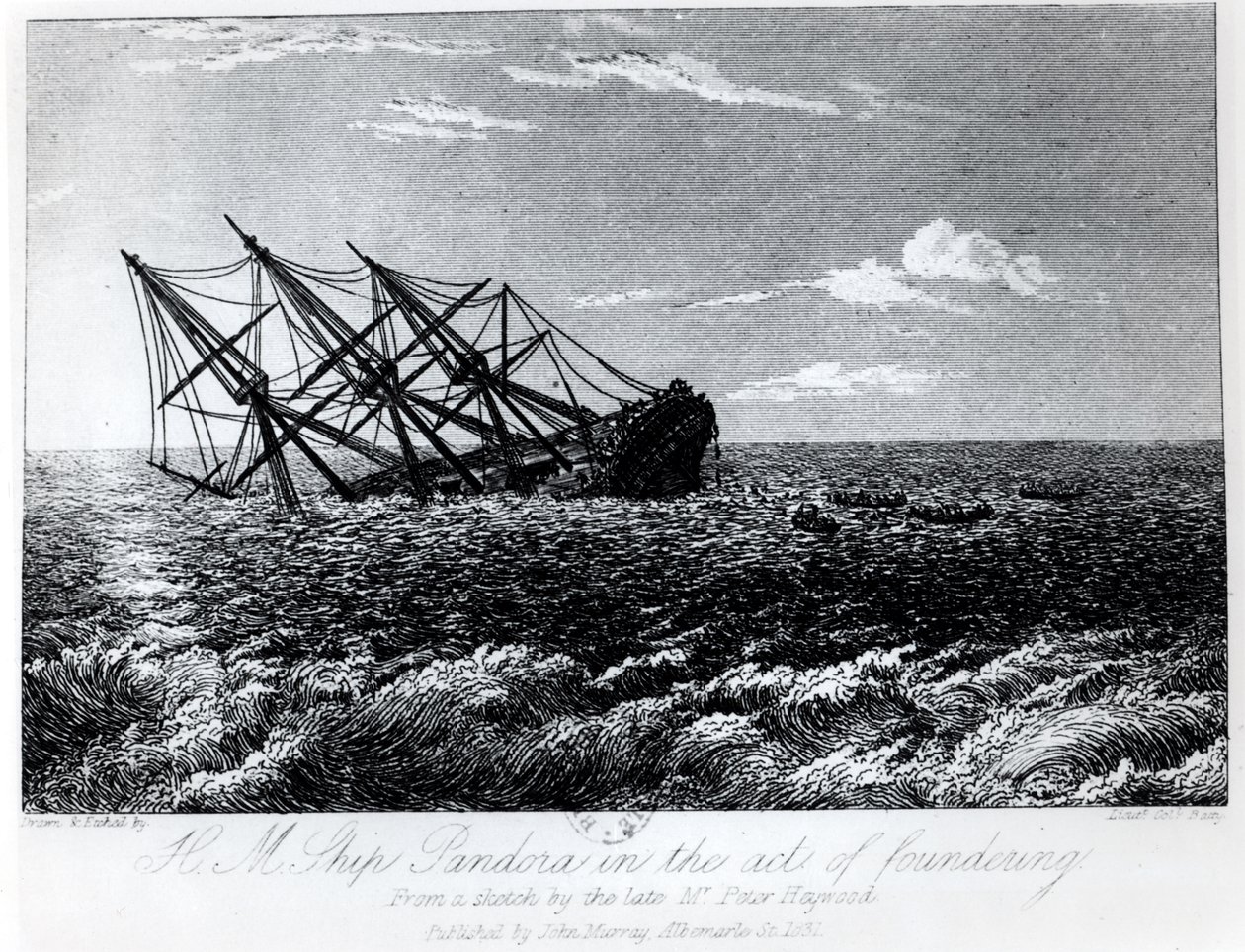 H.M. Pandora sombrant, de 