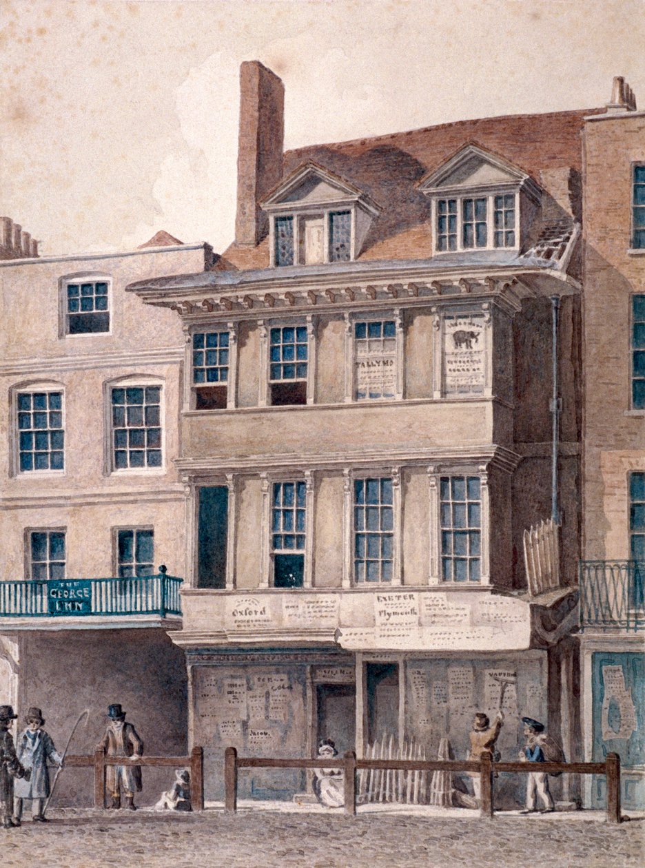 George Inn, West Smithfield, Londres - Robert Blemmell Schnebbelie