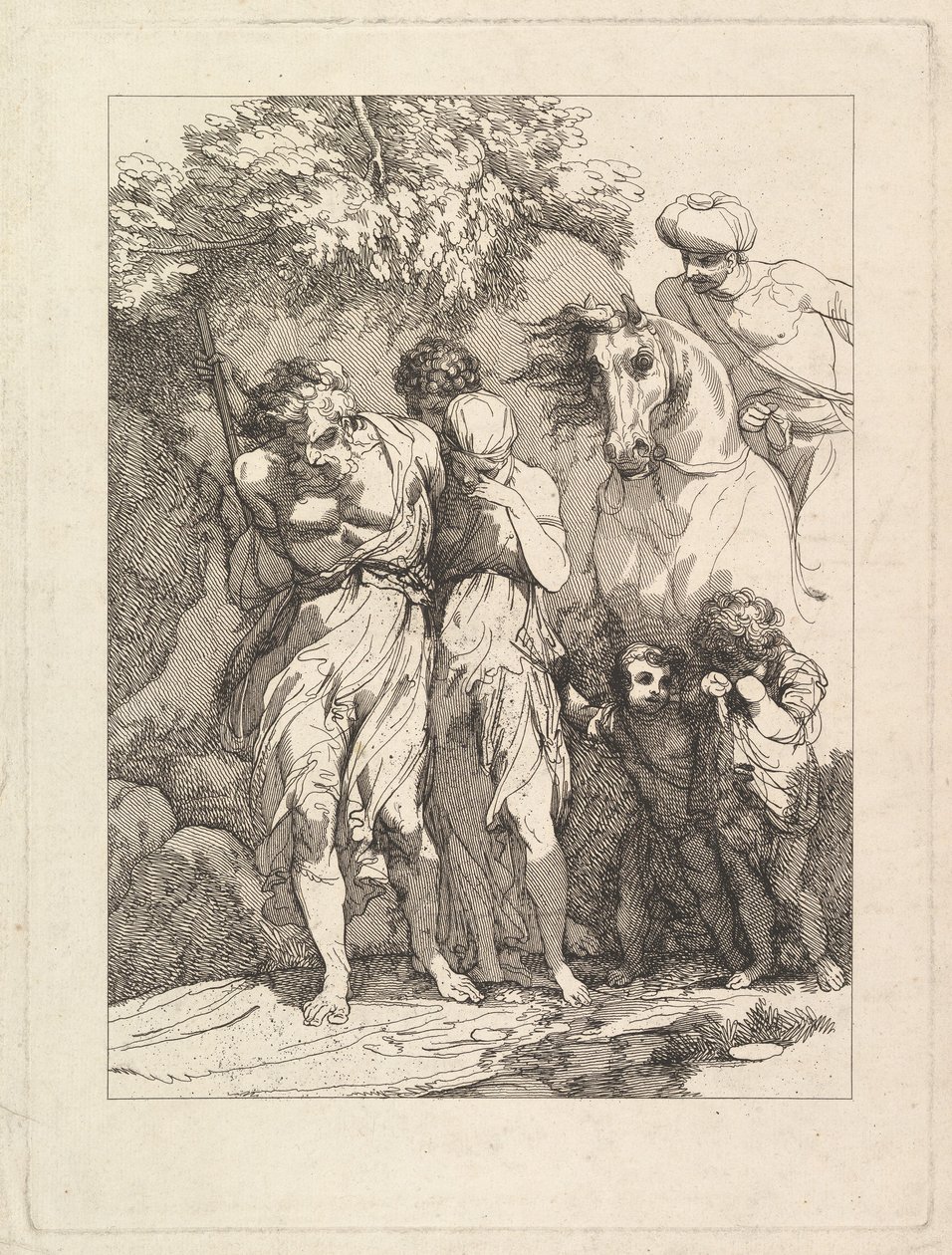 Une famille captive, vers 1783 - Robert Blyth