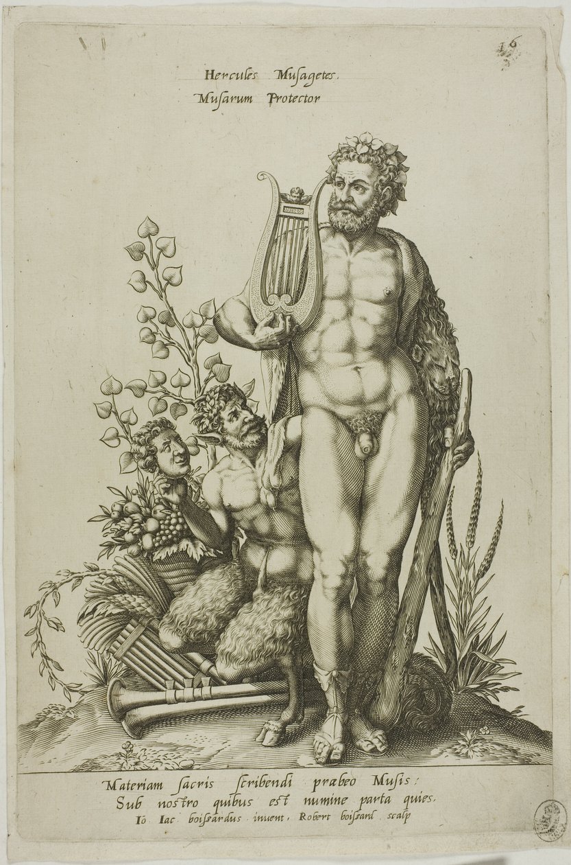 Hercule, planche 16 du Parnasse Biceps - Robert Boissard