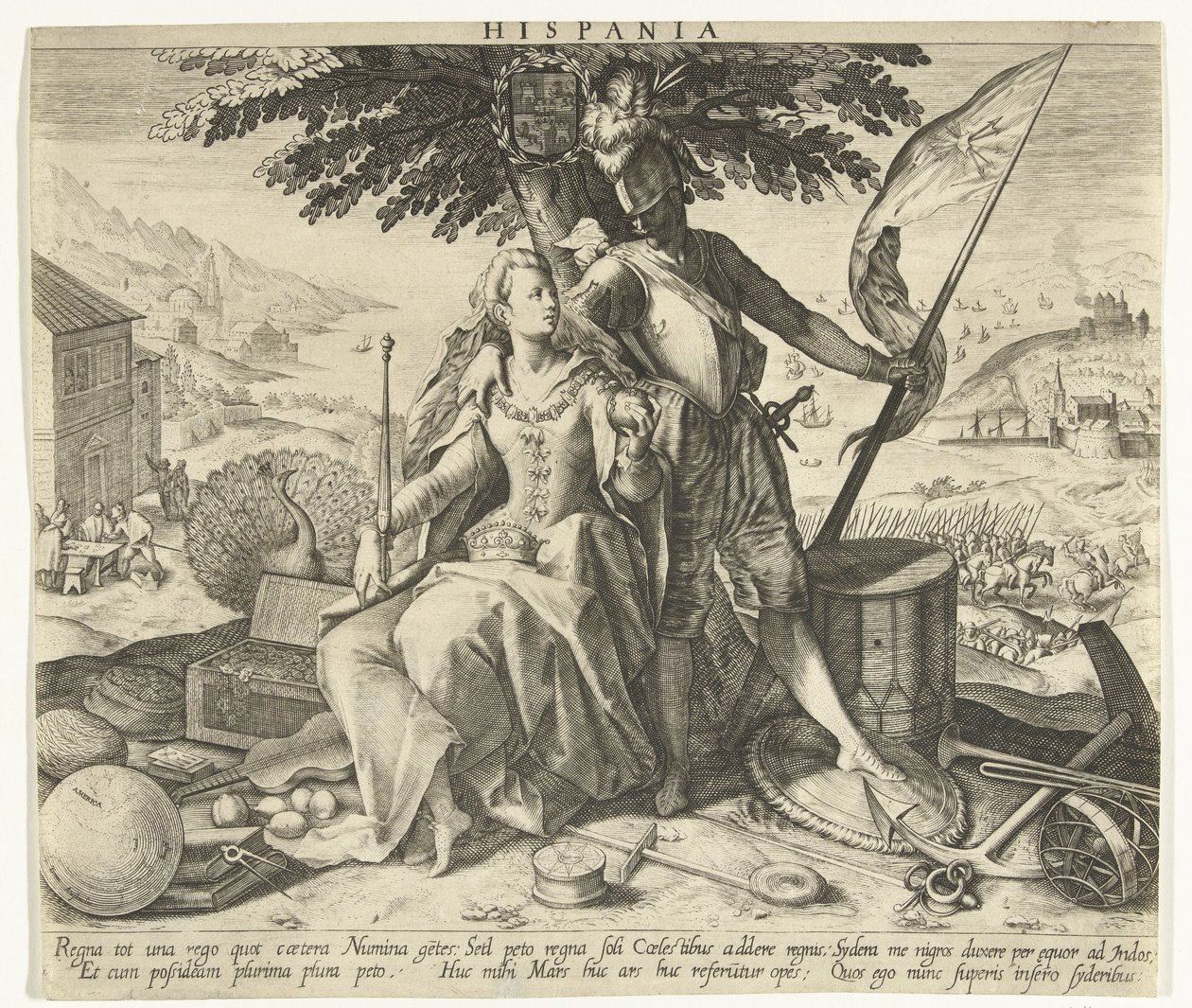 Espagne (Allegorieën van Europese landen) - Robert Bossart