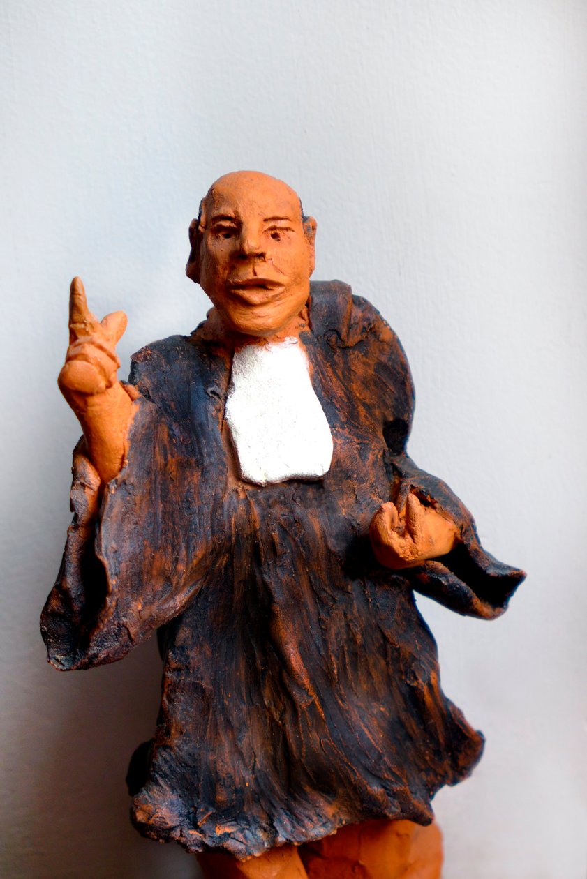 Avocat en robe, plaidant, 20e siècle - Robert Bousquet