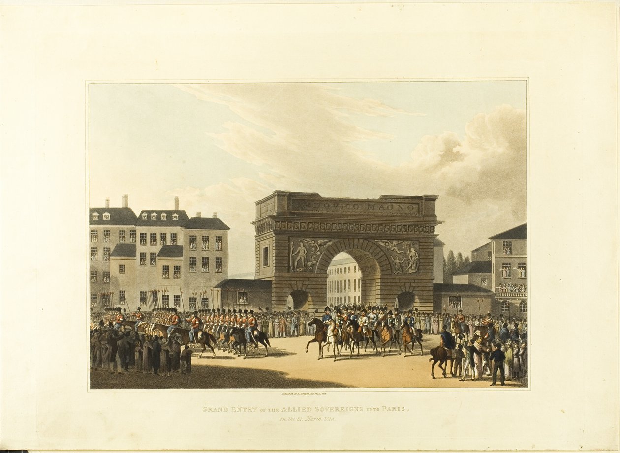 Grande entrée des souverains alliés à Paris - Robert Bowyer