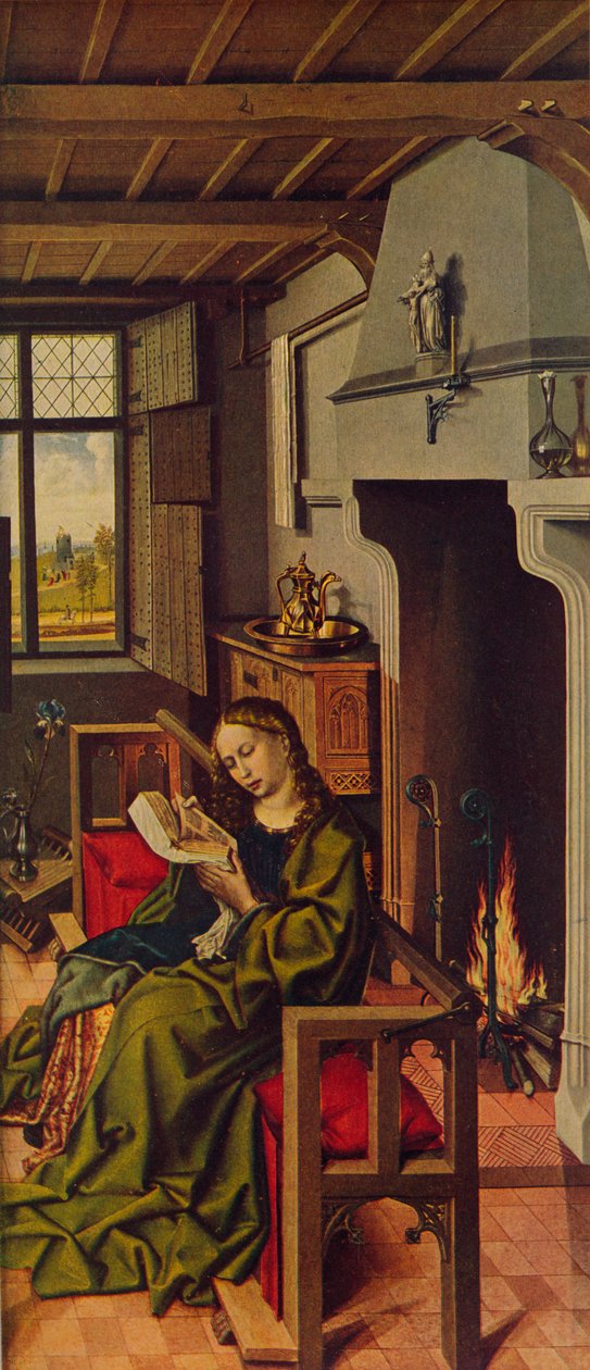 Aile de retable Santa Barbara, 1438, vers 1934 - Robert Campin