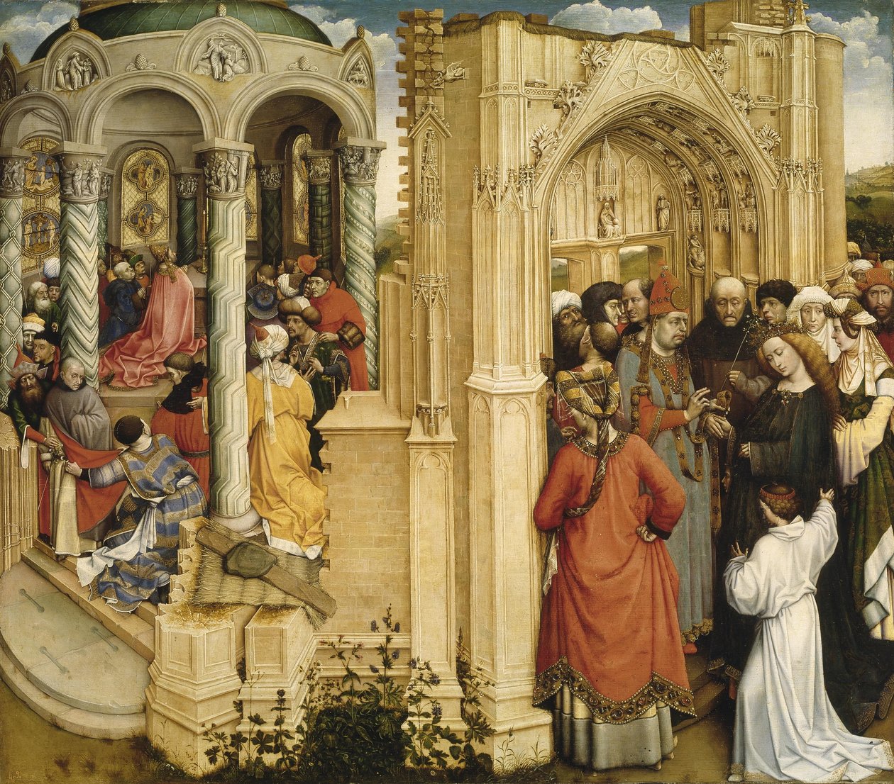 Le mariage de la Vierge - Robert Campin