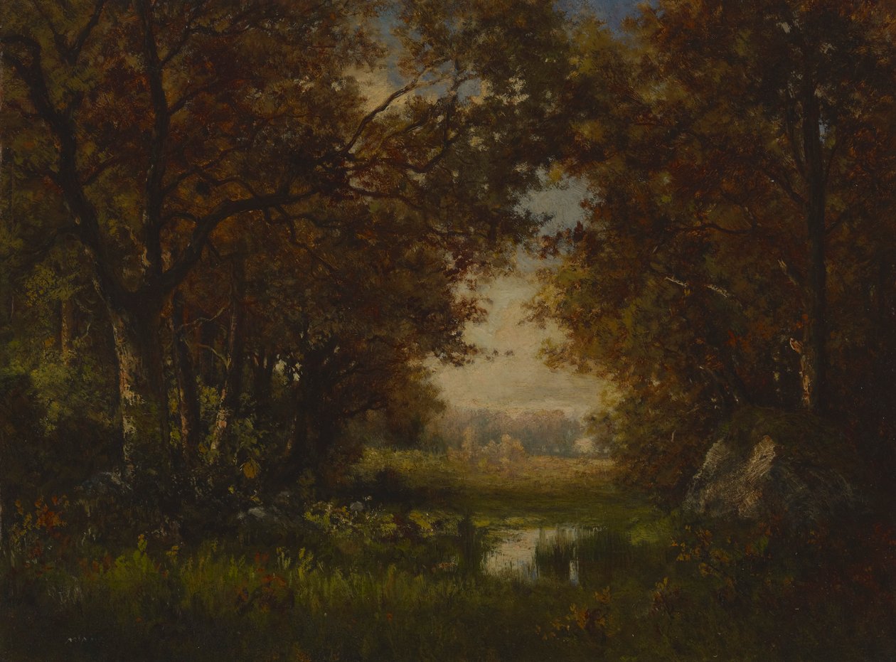 Scène dans la Forêt de Fontainebleau - Robert Crannell Minor