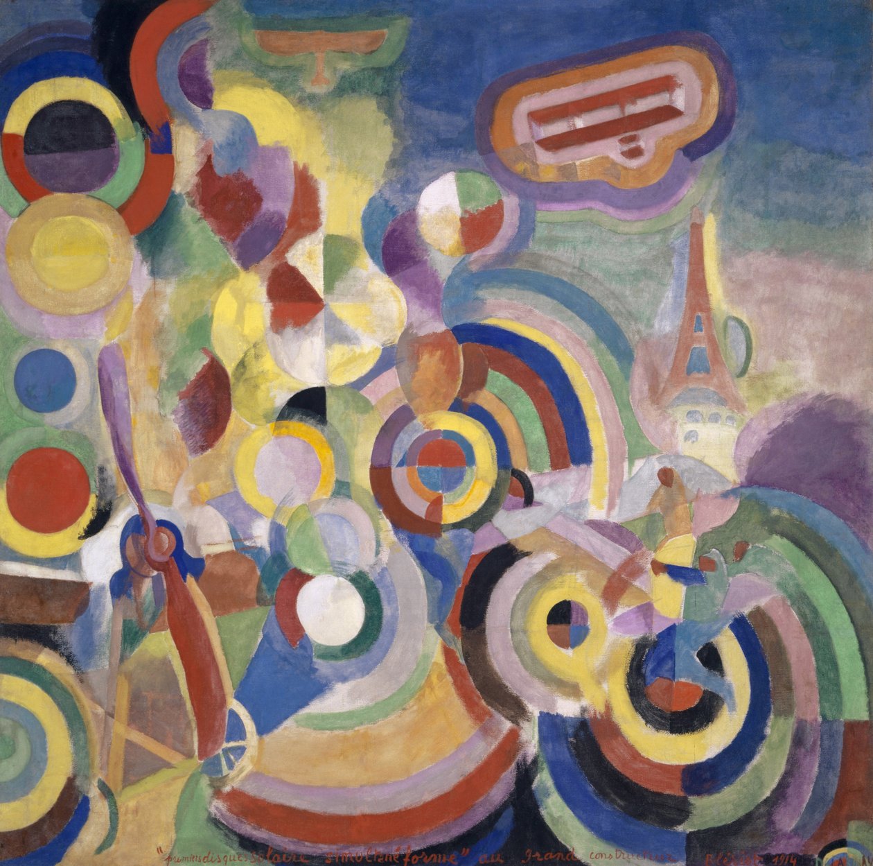 Hommage à Blériot - Robert Delaunay