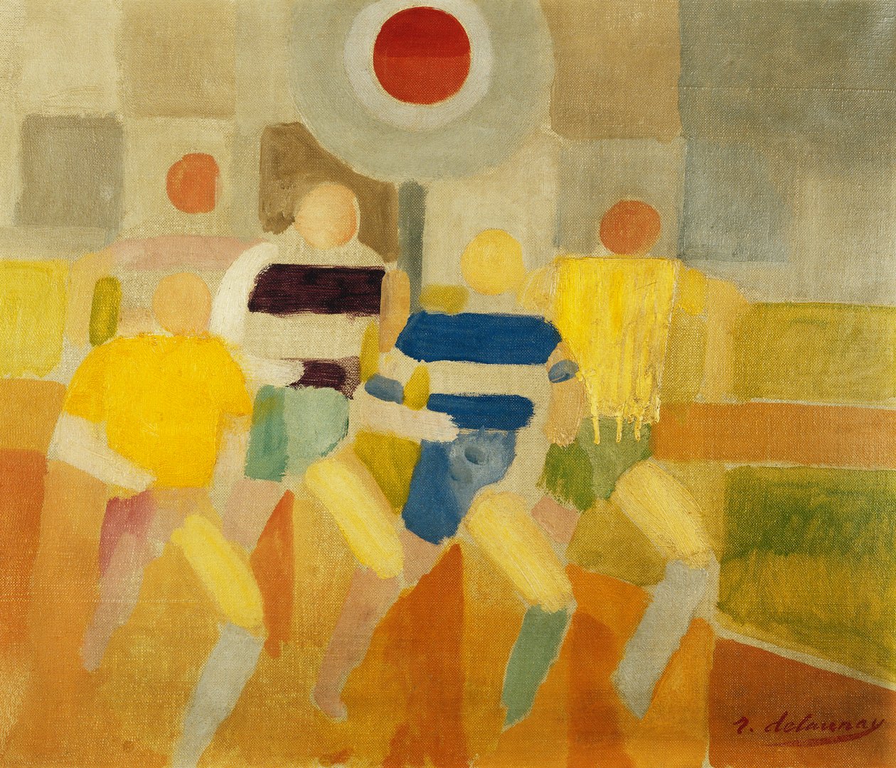 Les coureurs à pied, c.1920 - Robert Delaunay