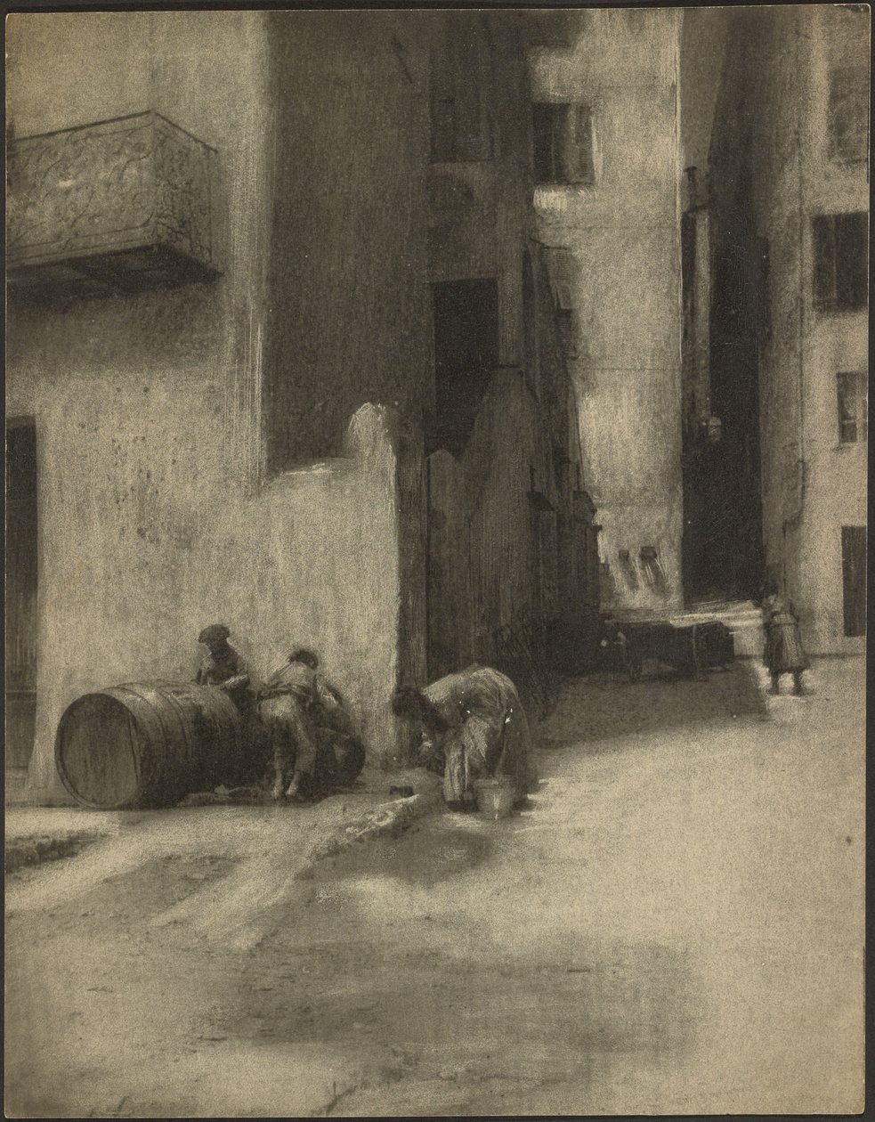 Coin de rue à Menton - Robert Demachy