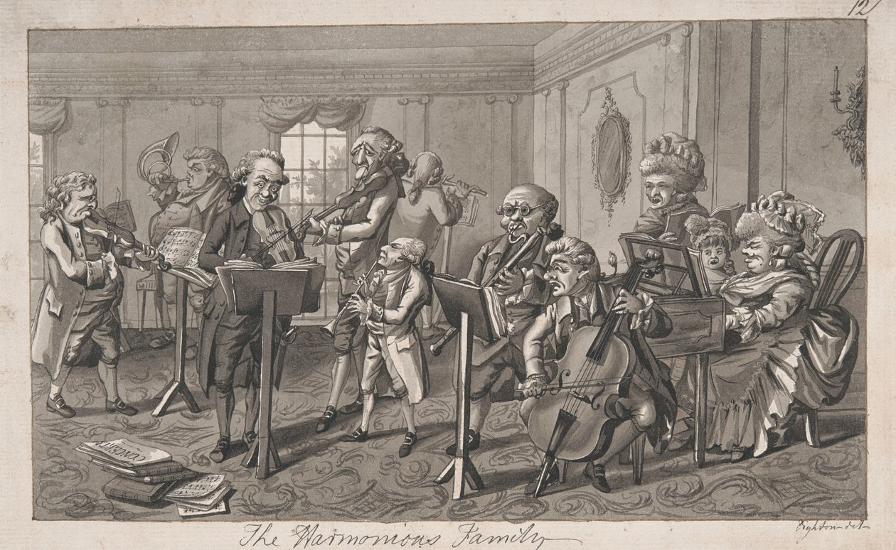 La famille harmonieuse - Robert Dighton
