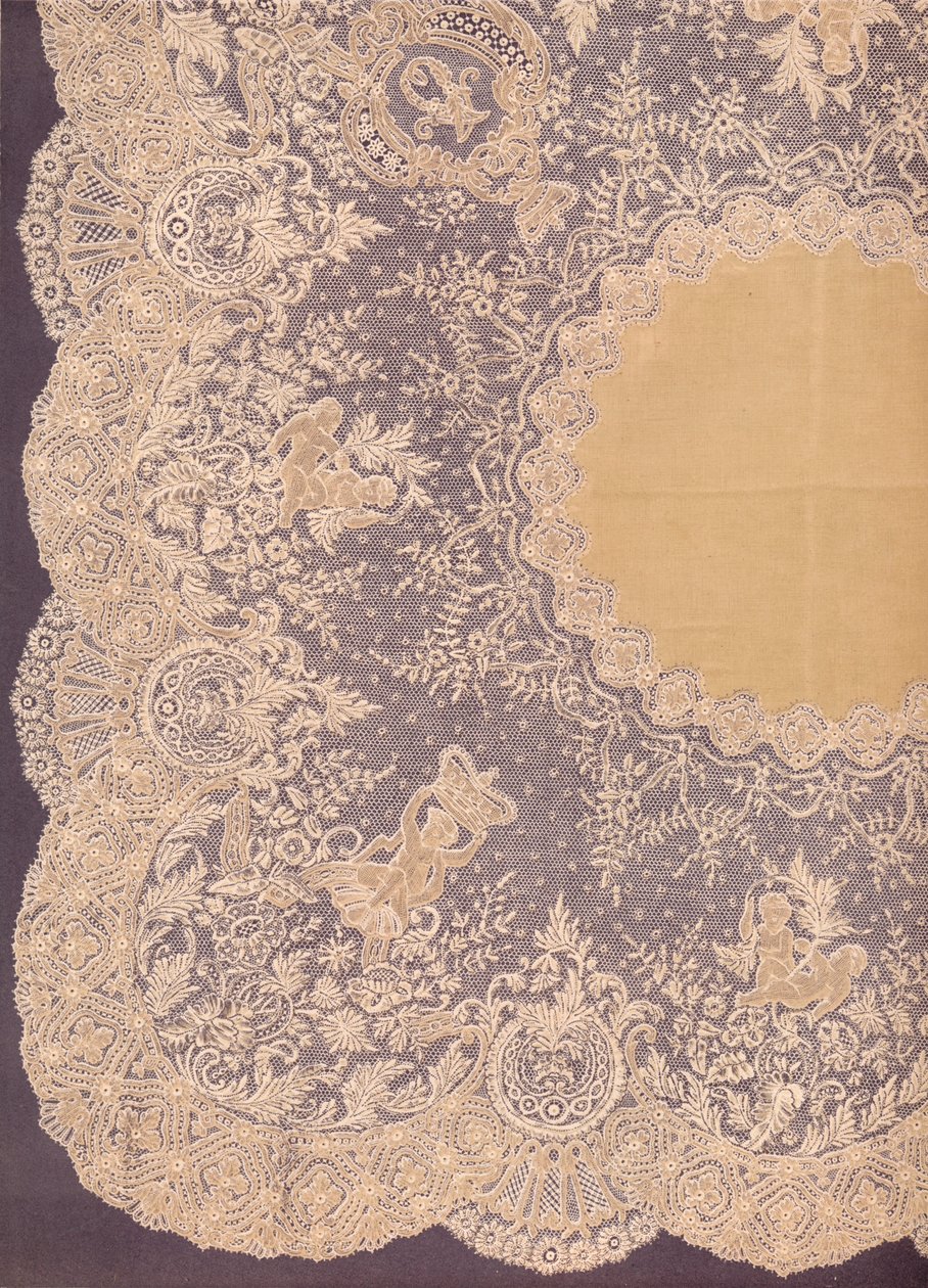 Mouchoir en dentelle de Bruxelles, 1863 - Robert Dudley