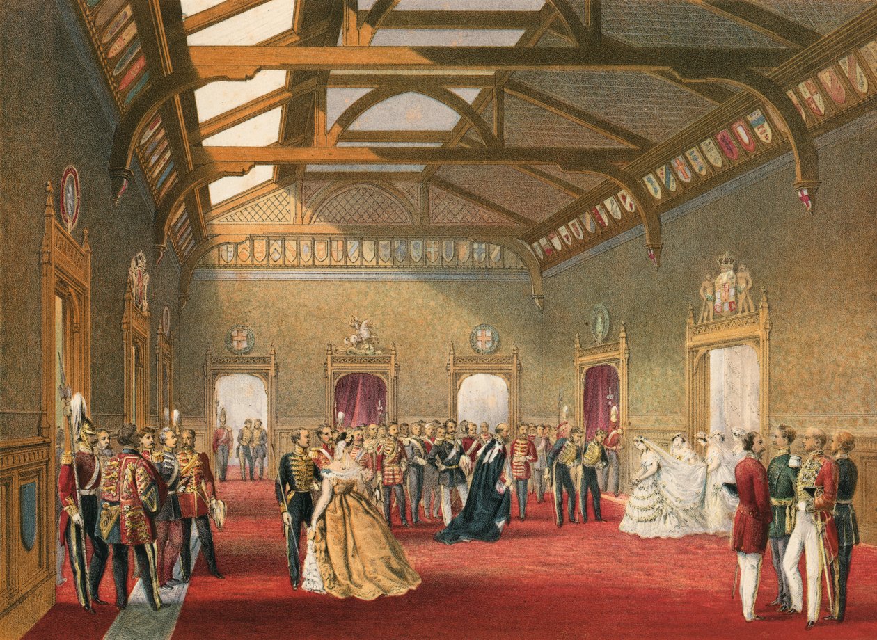Le cortège de la mariée (chromolitho) - Robert Dudley
