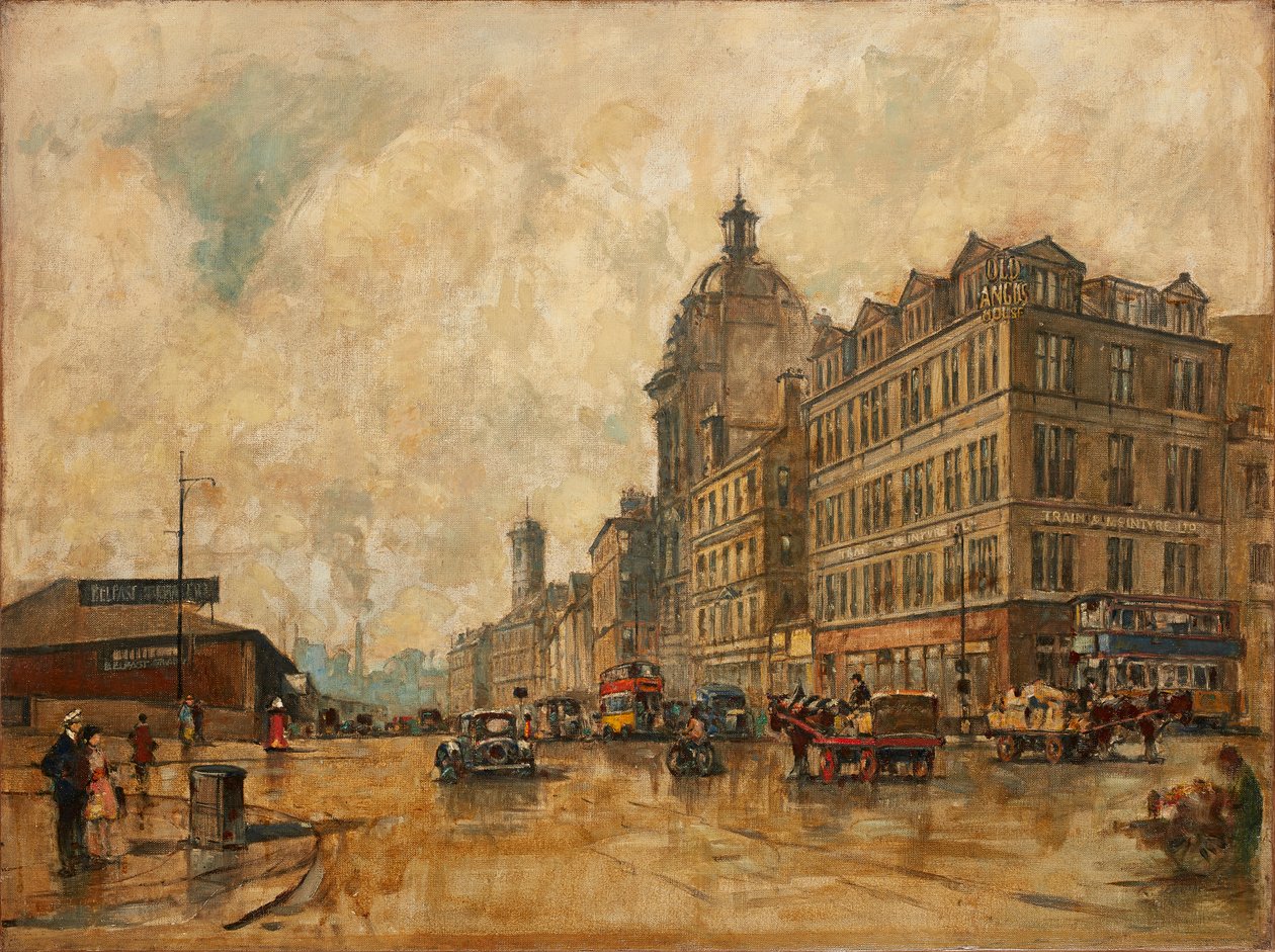 Broomielaw (huile sur toile) - Robert Eadie