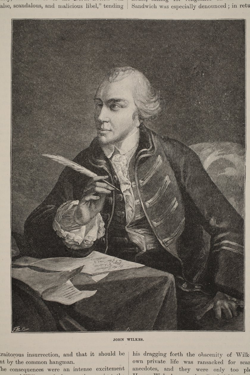 John Wilkes, illustration de 