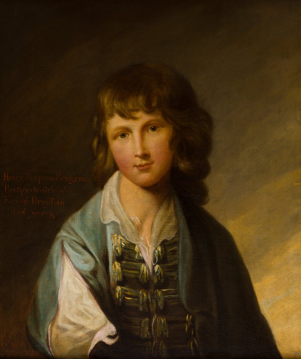 Portrait de Henry Simpson Bridgeman (1757-1782) enfant, c.1767-77 - Robert Edge Pine