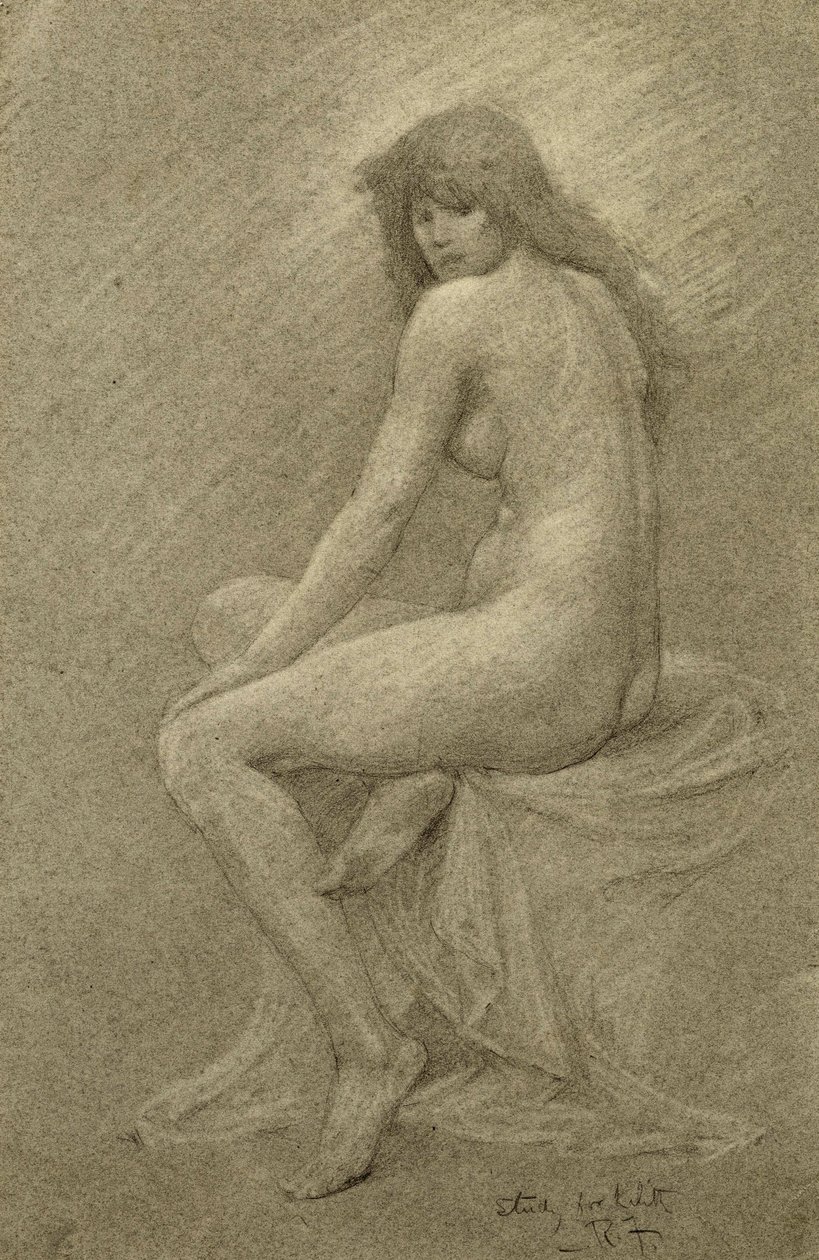 Étude pour Lilith, vers 1900 - Robert Fowler
