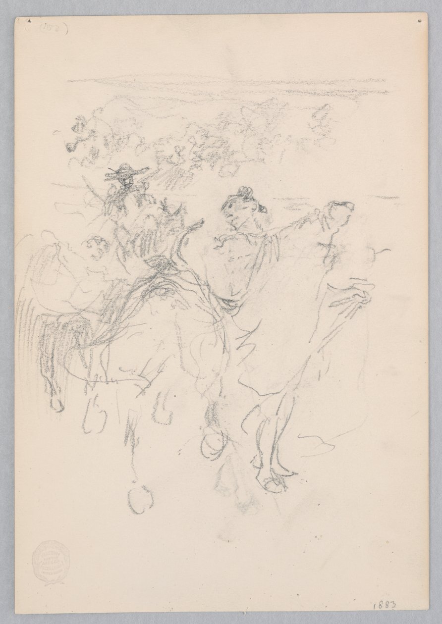 Hommes à cheval - Robert Frederick Blum
