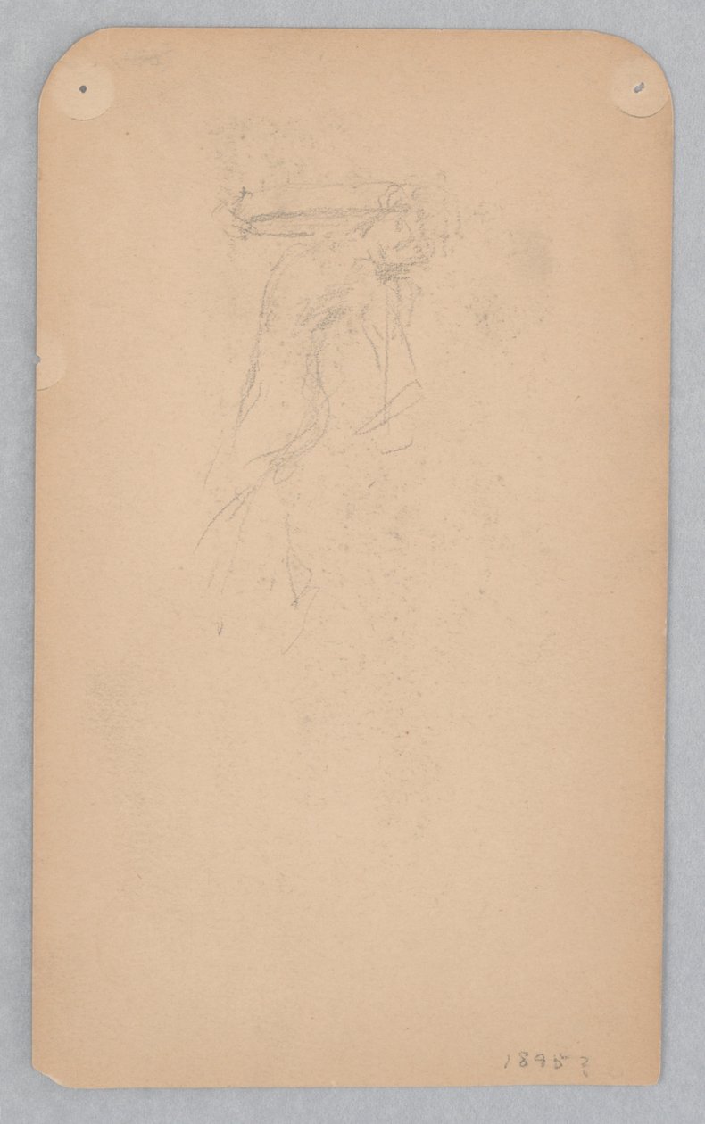 Étude pour une femme dansante, « Humeurs en musique », Mendelssohn Glee Club, New York, NY - Robert Frederick Blum
