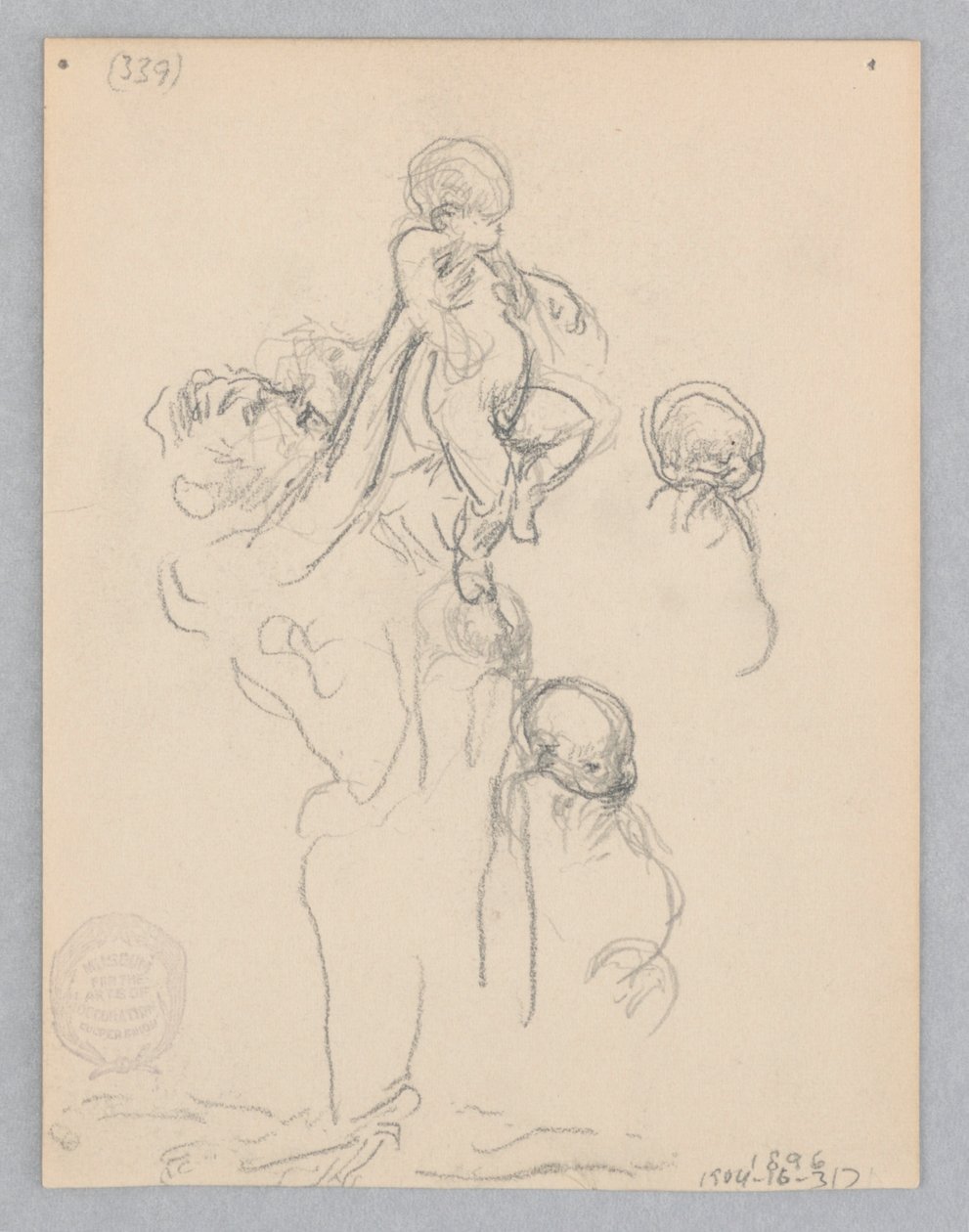 Étude pour une femme dansante, "Moods to Music," Mendelssohn Glee Club, New York, NY - Robert Frederick Blum