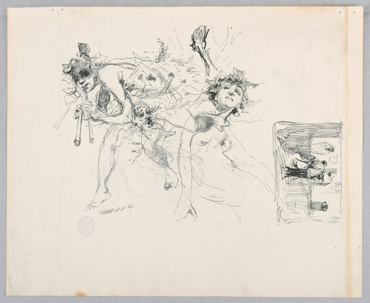 Étude pour une Femme Dansant, "Moods to Music," Mendelssohn Glee Club, New York, NY - Robert Frederick Blum