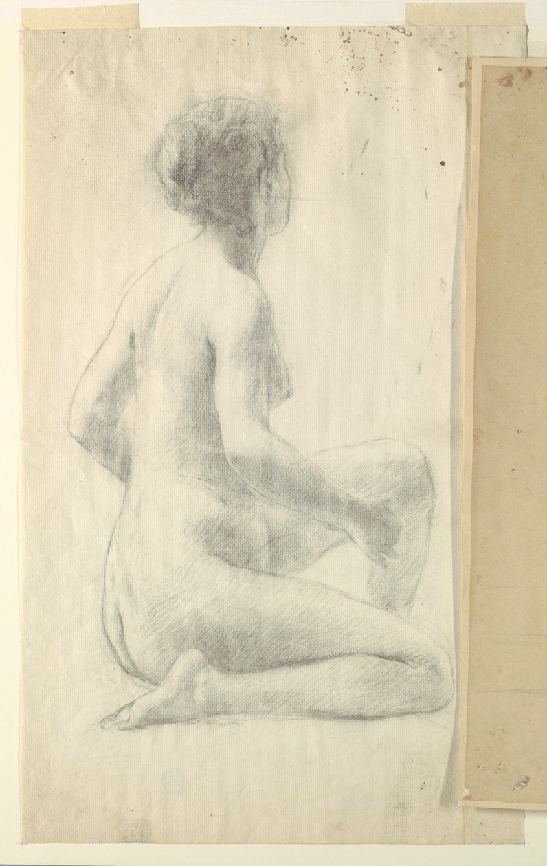 Étude pour une femme assise, "Festival des vendanges," Mendelssohn Glee Club, New York, NY - Robert Frederick Blum