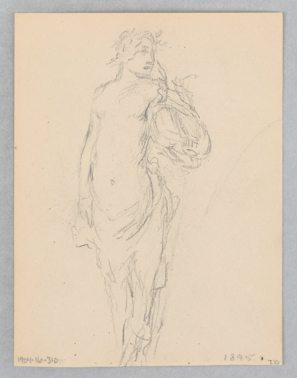 Étude pour une femme debout, "Moods to Music," Mendelssohn Glee Club, New York, NY - Robert Frederick Blum