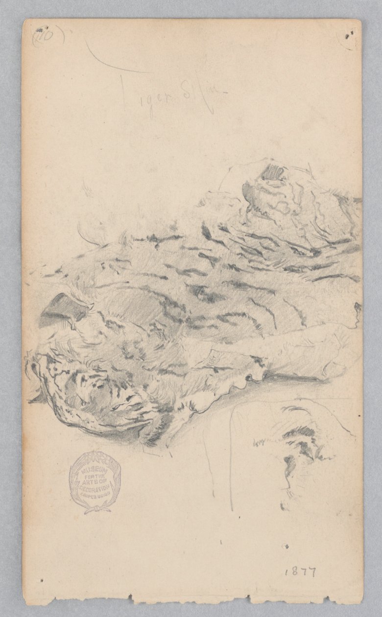 Tapis en Peau de Tigre - Robert Frederick Blum