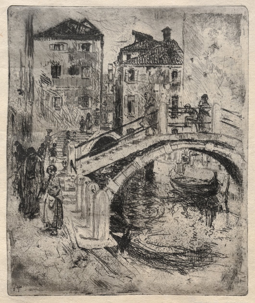 Canal et ponts vénitiens, 1886 - Robert Frederick Blum