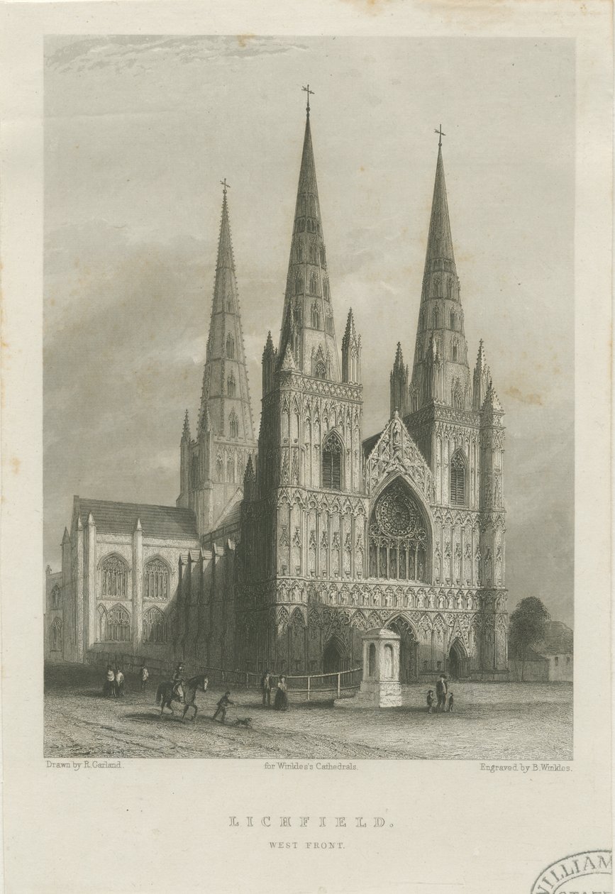 Cathédrale de Lichfield - Façade ouest - Robert Garland